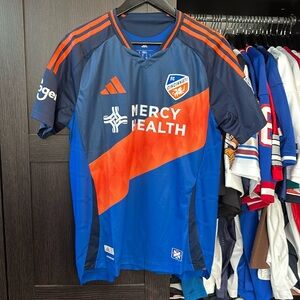 Kévin Kevin Denkey FC Cincinnati adidas 2025 Legacy Kit Authentic Jersey - Blue